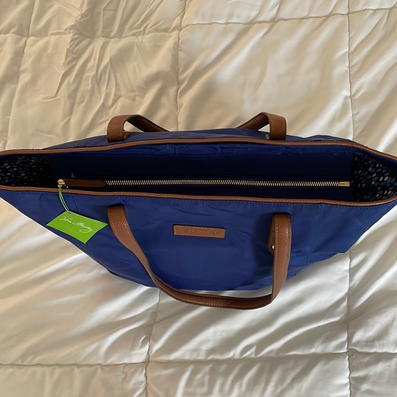 Vera Bradley Preppy Poly Ella Tote - Picture 6 of 7